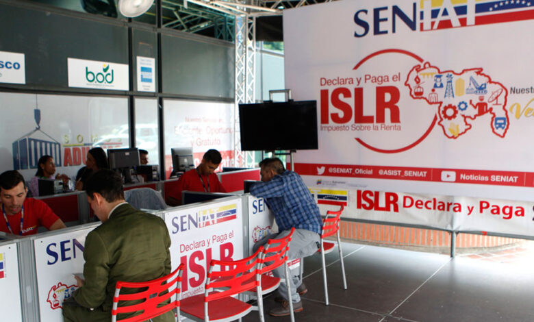Más de 15 bancos a disposición para pagar ISLR