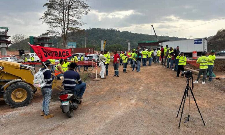 Trabajadores de la construcción de Panamá inician huelga nacional