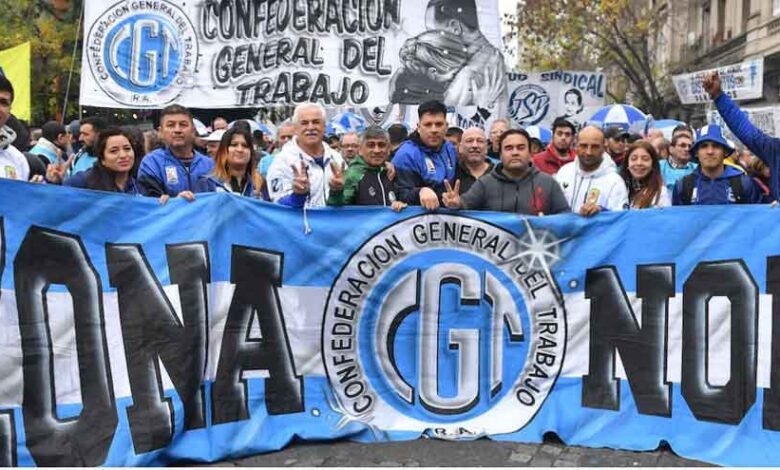 Sindicatos argentinos preparan marcha contra gobierno de Milei