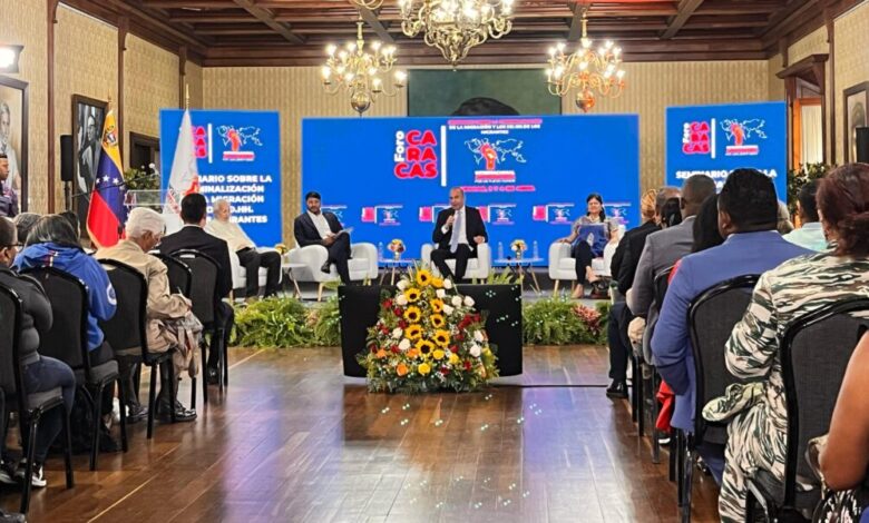 Seminario Internacional sobre "La Criminalización de la Migración" se realiza en Venezuela