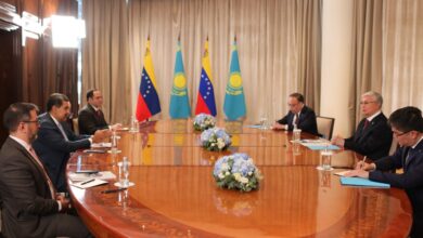 Venezuela y Kazajistán fortalecen los lazos de cooperación y amistad