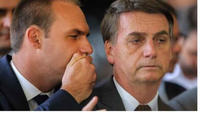 PT-Brasil solicitó destitución y prisión preventiva de hijo de Bolsonaro