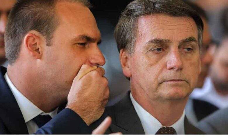 PT-Brasil solicitó destitución y prisión preventiva de hijo de Bolsonaro