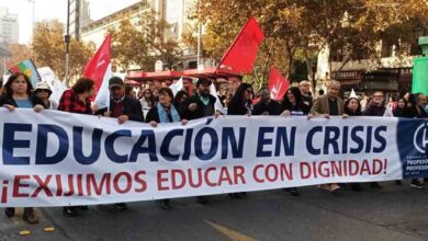 Profesores chilenos convocan paro nacional por mejoras laborales el 4 y 5 de junio