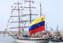 El Buque Escuela "Simón Bolívar" llega al Puerto de Veracruz en México