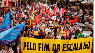 Brasil: Movilizaciones por Día del Trabajador exigen reducir jornada laboral del 6×1