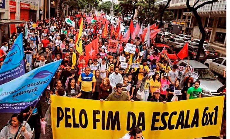 Brasil: Movilizaciones por Día del Trabajador exigen reducir jornada laboral del 6×1
