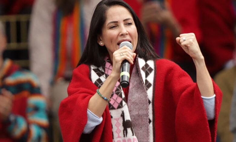 Luisa González: "No voy a reconocer un poder ilegítimo, ilegal e inconstitucional"