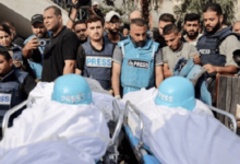 En Bolivia, exigen justicia por 213 periodistas palestinos asesinados