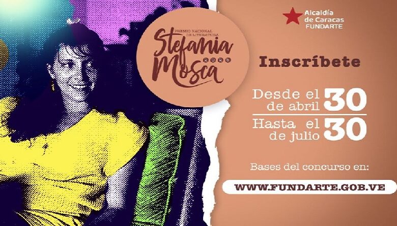 Fundarte abre convocatoria al Premio Nacional de Literatura, Stefania Mosca 2025