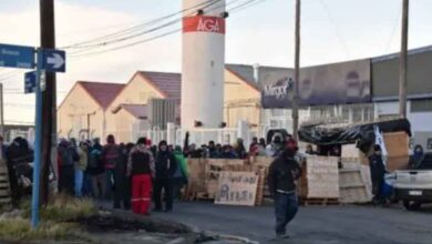Paro total en Tierra del Fuego contra medidas del gobierno de Milei