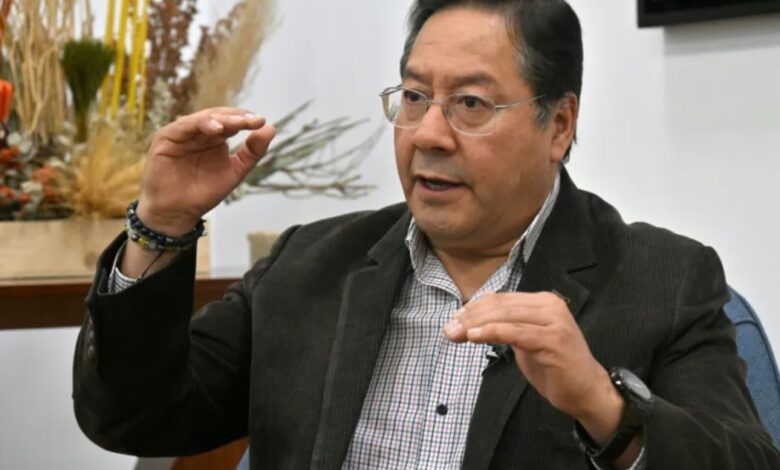 Luis Arce advierte que Bolivia está en riesgo de default