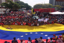 Revolucionarios marchan este jueves por la paz y apoyo a Irán