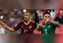 Venezuela y Bolivia a choque crucial en Eliminatorias de Fútbol