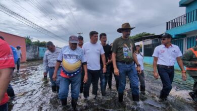 Gobierno Bolivariano se despliega en Guasdualito para atender afectaciones por las lluvias