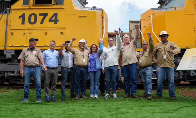 Ferrominera Orinoco impulsa su capacidad productiva con seis nuevas locomotoras