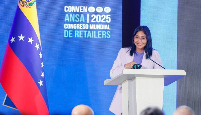 Vicepresidenta Rodríguez: Sector Retailers representa el 4,5% del PIB en Venezuela