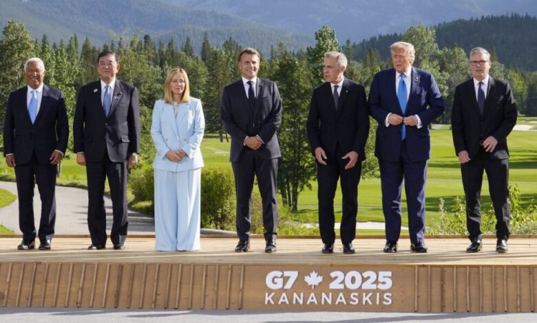 G7 urge a Trump retroceder en su guerra comercial