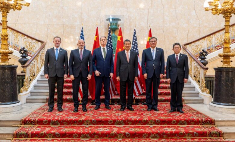 EEUU y China logran acuerdo para resolver disputas comerciales en Londres