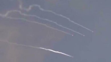 Un bombardeo masivo de misiles y drones iraníes arrasan los territorios ocupados