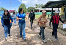Gobernación de la Guayana Esequiba y FEDE inspeccionaron escuelas en la Línea de Facto