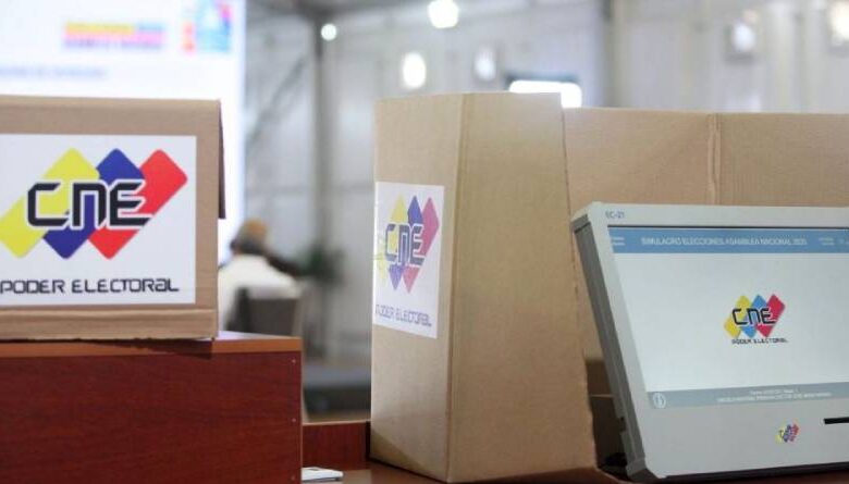 CNE: instaladas el 99,02% de mesas electorales en todo el país  