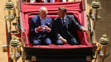 Presidente francés Emmanuel Macron inicia visita a Reino Unido