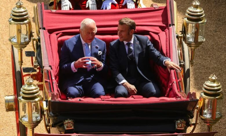 Presidente francés Emmanuel Macron inicia visita a Reino Unido