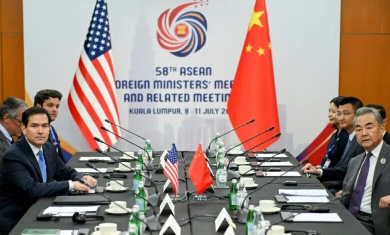 Marco Rubio y Wang Yi sostienen positiva reunión en Kuala Lumpur