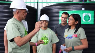 Vicepresidenta Rodríguez inspecciona planta socialista agroecológica en Catia