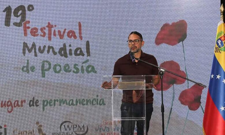 Inicia Festival Mundial de Poesía en Venezuela