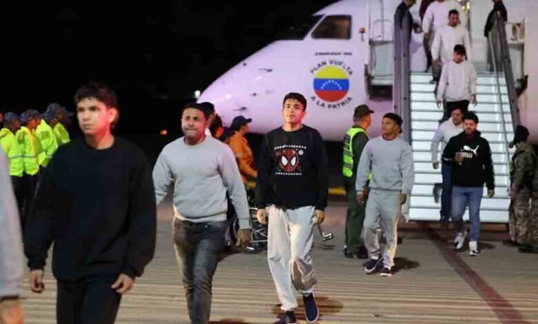 Llega a Venezuela otro grupo de 203 migrantes deportados de EE.UU.