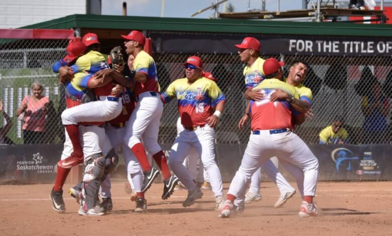 Venezuela se coronó Campeón Mundial de Sofbol Masculino en Canadá