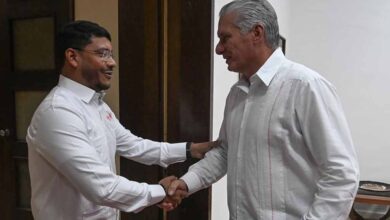 Presidente de Cuba se reunió con secretario del ALBA-TCP