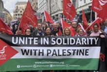 Mayor sindicato británico aprueba boicotear comercio de armas con Israel