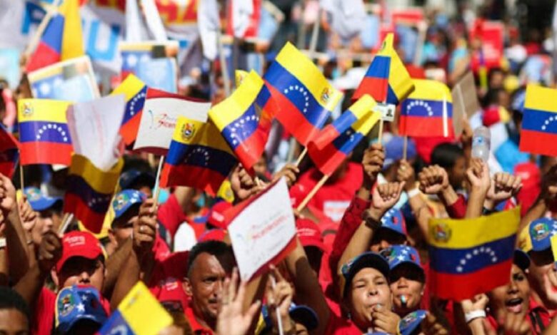 Venezolanos marchan en Caracas por la libertad de los niños secuestrados en EE. UU.
