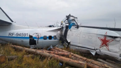 Se estrella un avión de pasajeros en Rusia con 48 personas a bordo