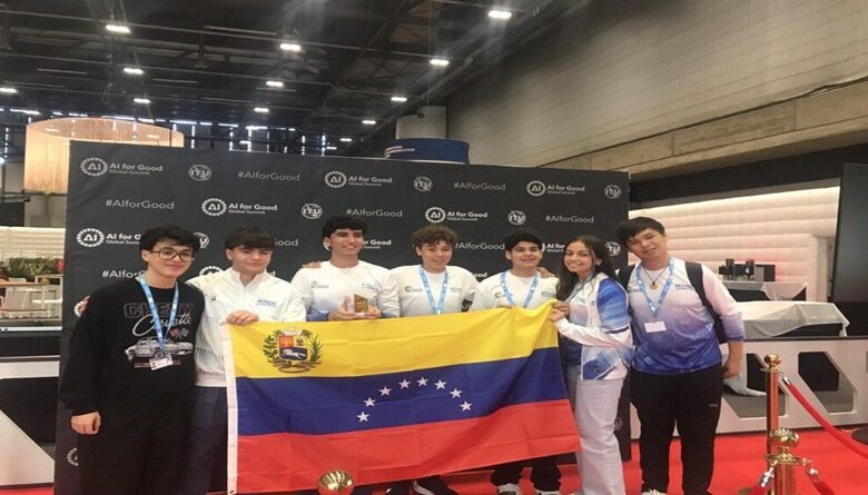 Jóvenes venezolanos del Semillero Científico logran primer lugar en concurso de IA en Suiza