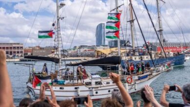 Primeros 26 barcos de la flotilla solidaria Global Sumud zarpan hacia Gaza