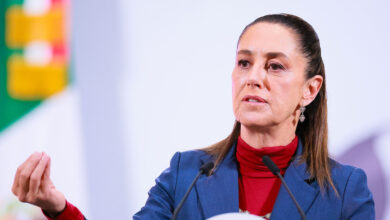 Presidenta Sheinbaum repudia agresión opositora en el Senado de México