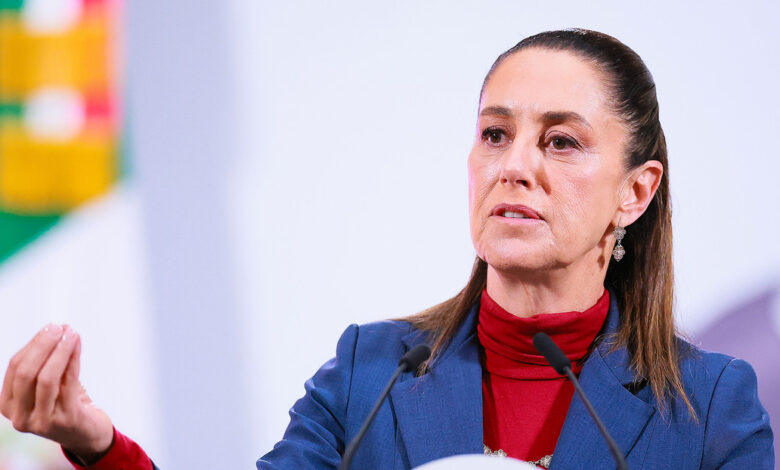 Presidenta Sheinbaum repudia agresión opositora en el Senado de México