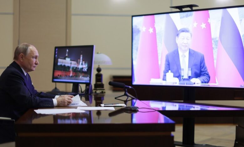 Xi y Putin reafirman su alianza estratégica durante llamada telefónica