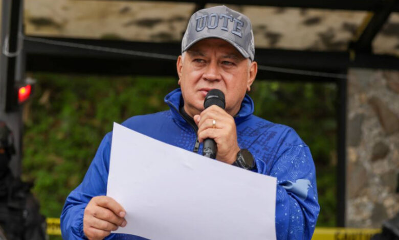 Ministro Cabello confirma captura de “El Flaco” y “La Negra” implicados en plan terrorista