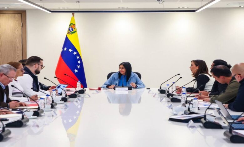 Vicepresidenta Rodríguez revisó mecanismos para avanzar en la sustitución de importaciones