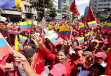 Venezolanos se movilizan este lunes en gran marcha antiimperialista