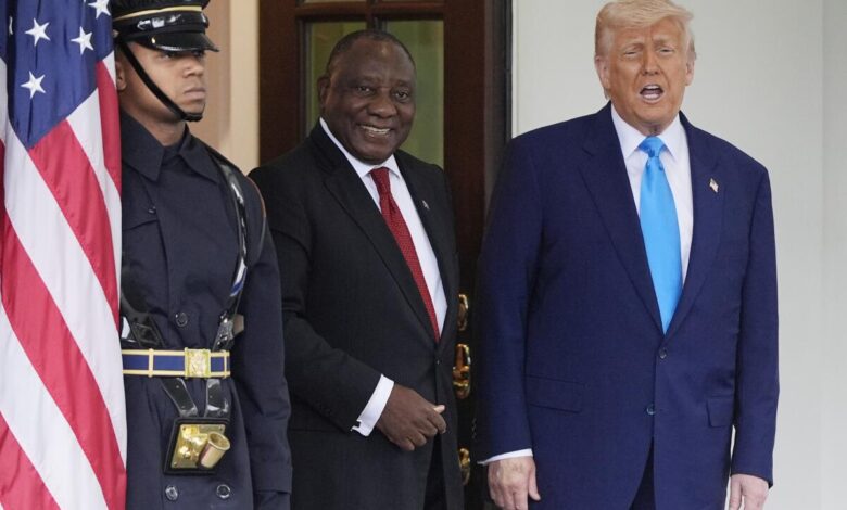 Sudáfrica propuso a EEUU plan comercial para reforzar relaciones "mutuamente beneficiosas"