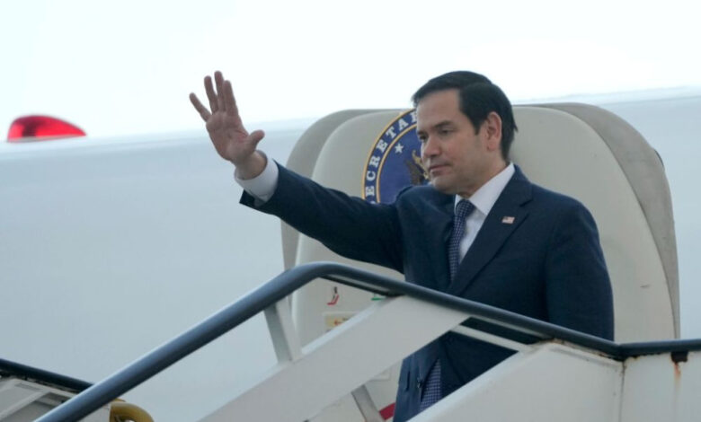 Marco Rubio de gira por Israel tras ataque de Tel Aviv contra líderes de Hamás