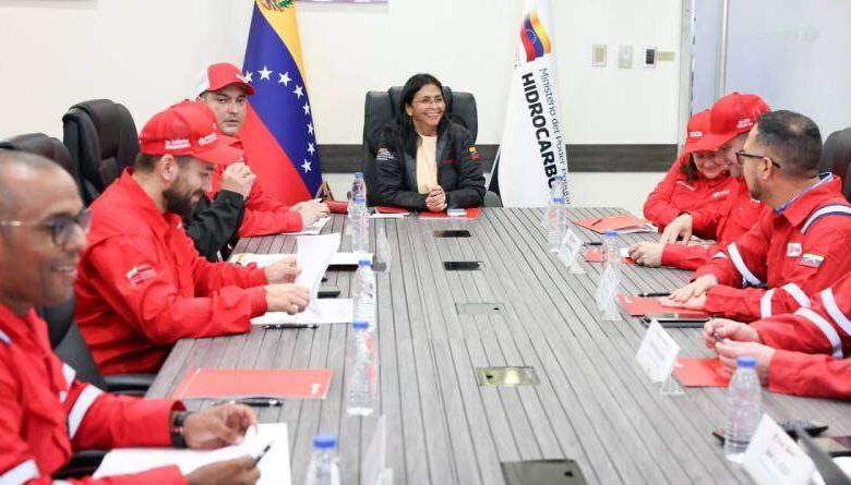 Delcy Rodríguez, ‌aseguró que el Sistema Refinador de Oriente garantiza productividad petrolera ante cualquier