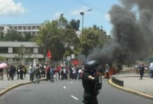 Se intensifican protestas contra gobierno de Daniel Noboa en Ecuador