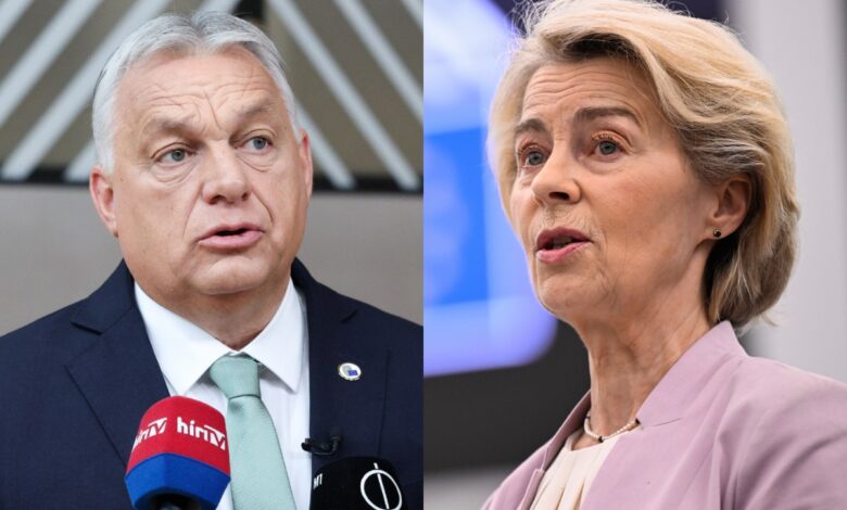 Primer ministro de Hungría exige dimisión de Ursula von der Leyen